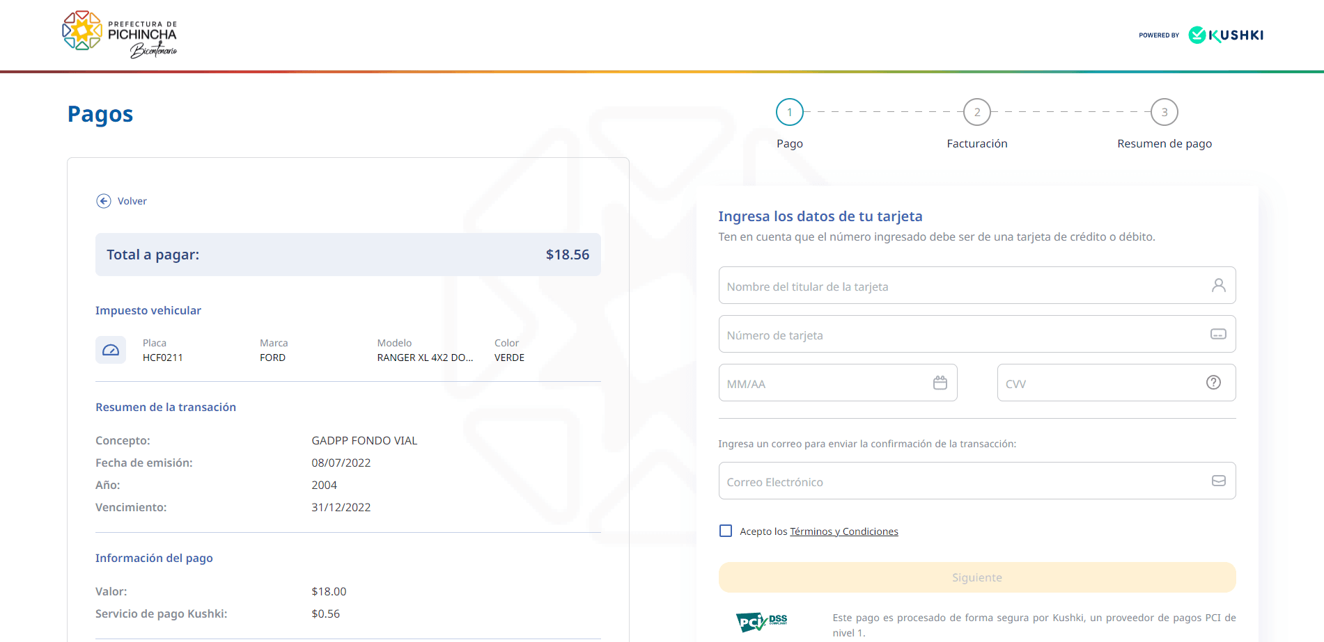 Prefectura Pichincha project